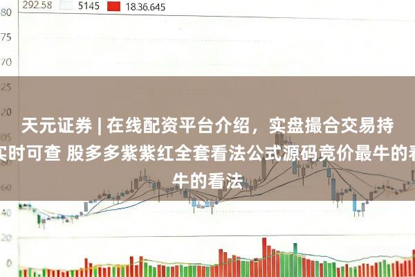 天元证券 | 在线配资平台介绍，实盘撮合交易持仓实时可查 股多多紫紫红全套看法公式源码竞价最牛的看法