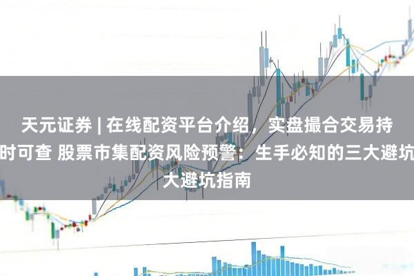 天元证券 | 在线配资平台介绍，实盘撮合交易持仓实时可查 股票市集配资风险预警：生手必知的三大避坑指南